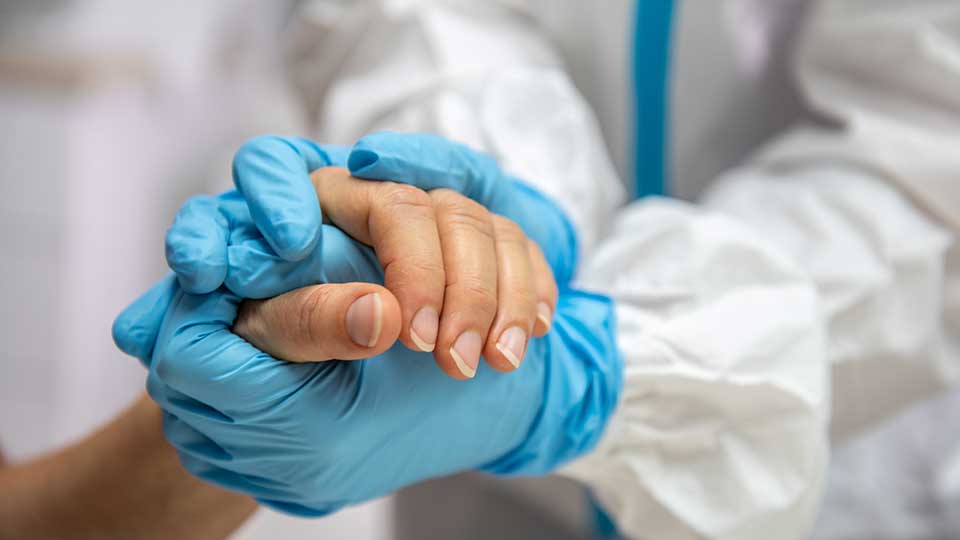 patient hand