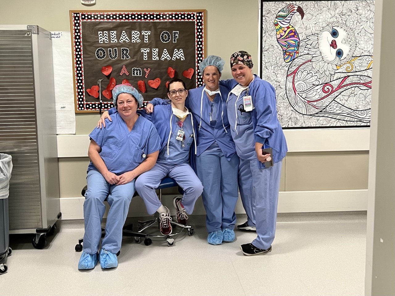 Nurses of the CVOR Unit