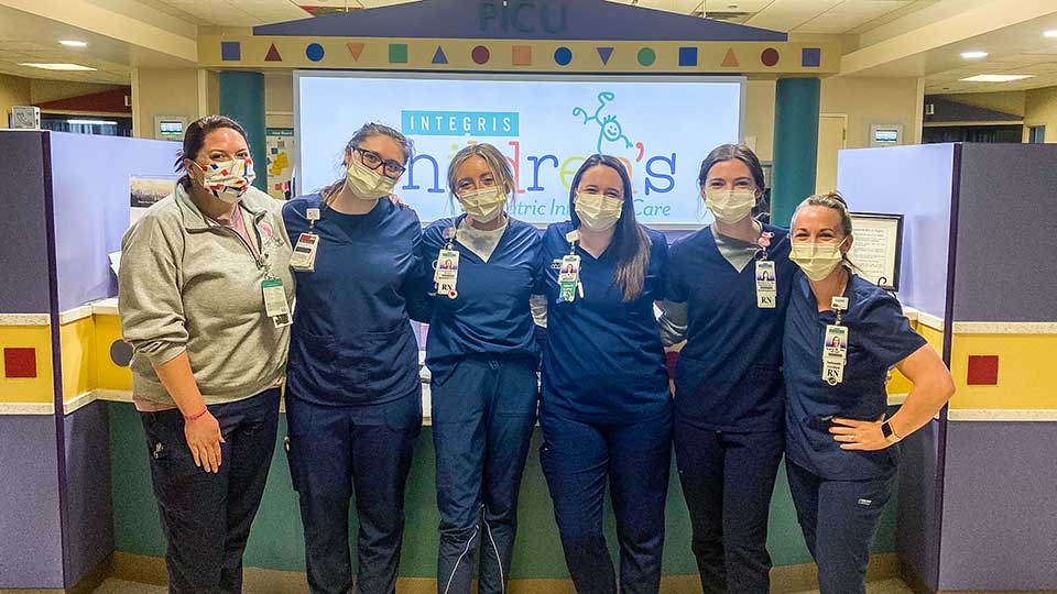 Nurses in the PICU