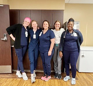 Nurses at the INTEGRIS Health Baptist Medical Center Portland Avenue Medical Surgical Unit