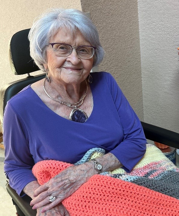 102 year old volunteer Ruby