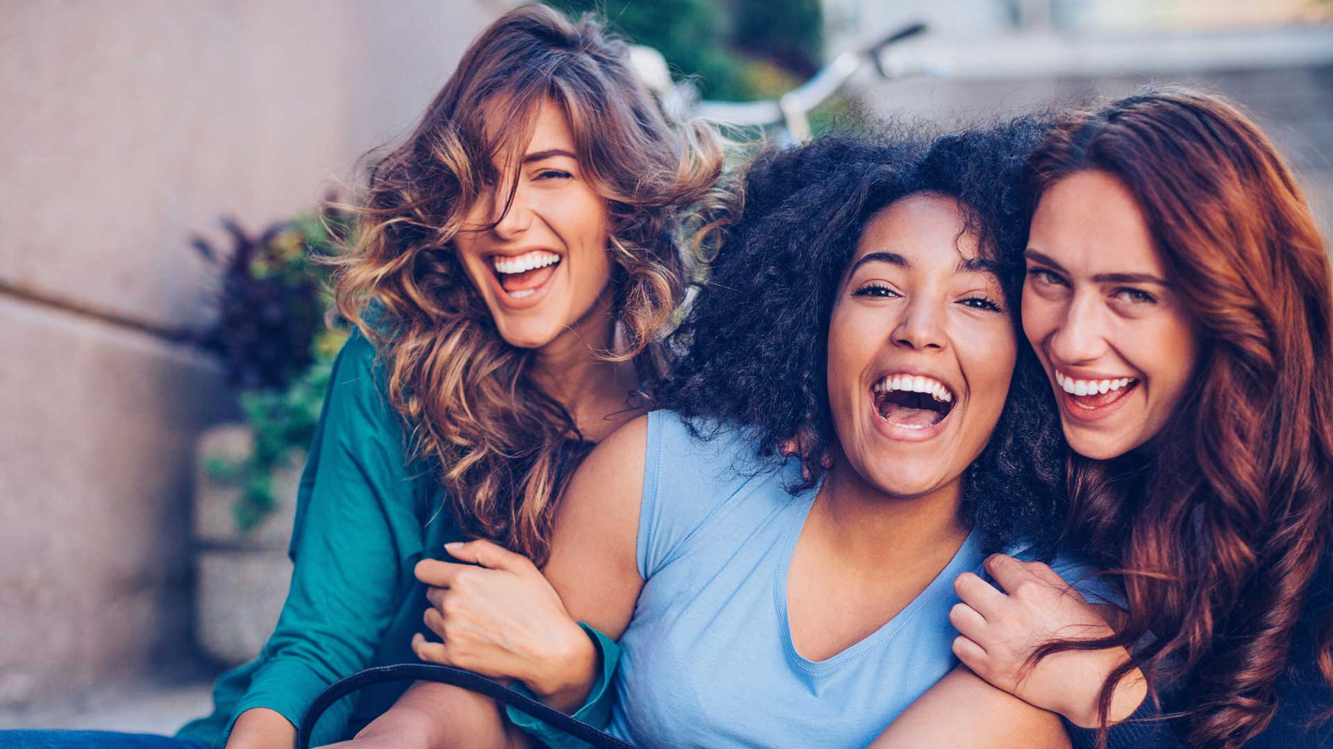 Group of happy women