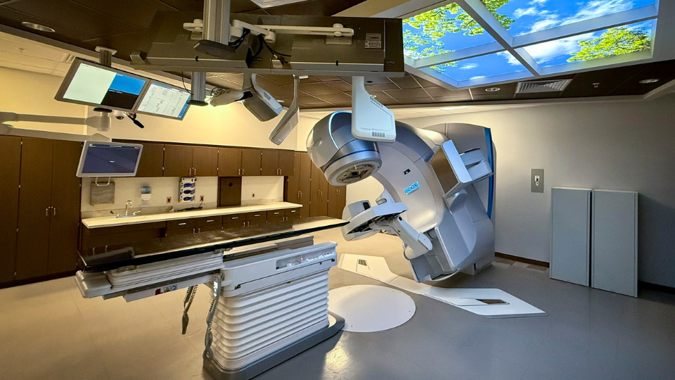 Large medical machine inside of a clinic room