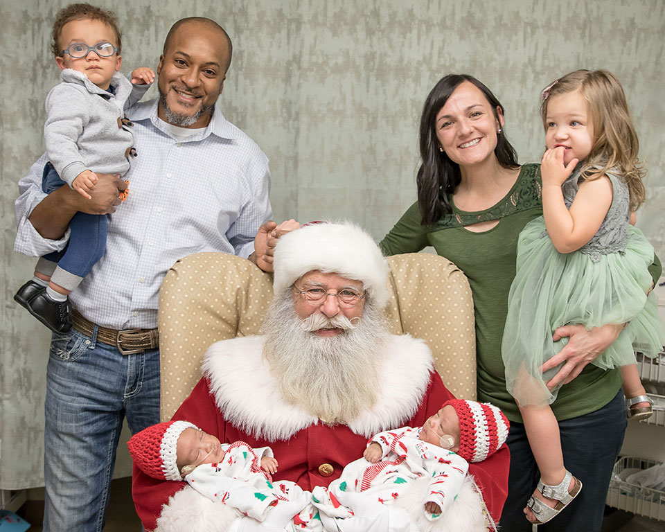 Santa Visits the NICU