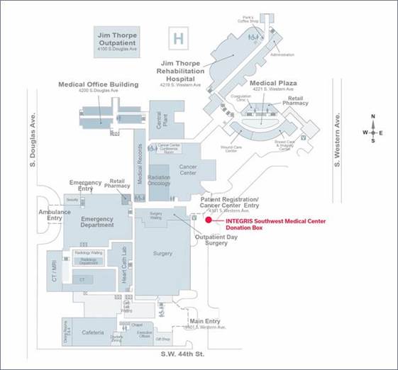 Southwest Medical Center Map