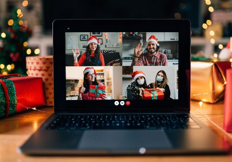 Photo of virtual christmas