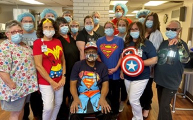 Superhero costumes