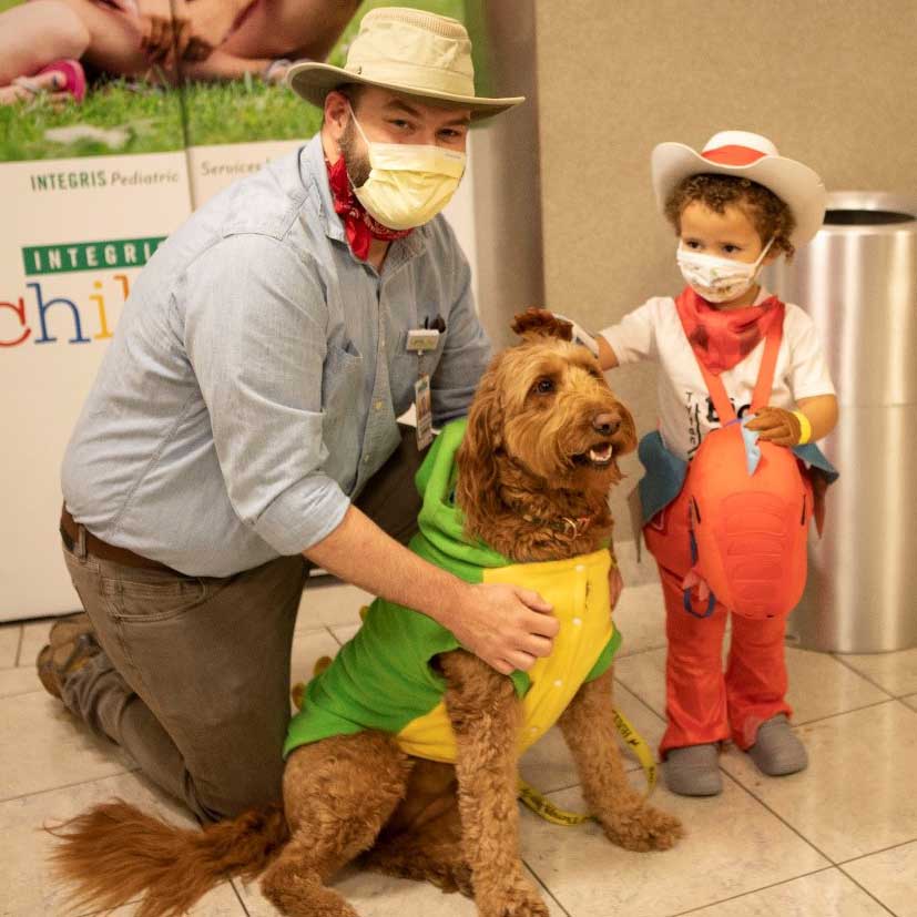 Trick or Treat Train at INTEGRIS Health Children's