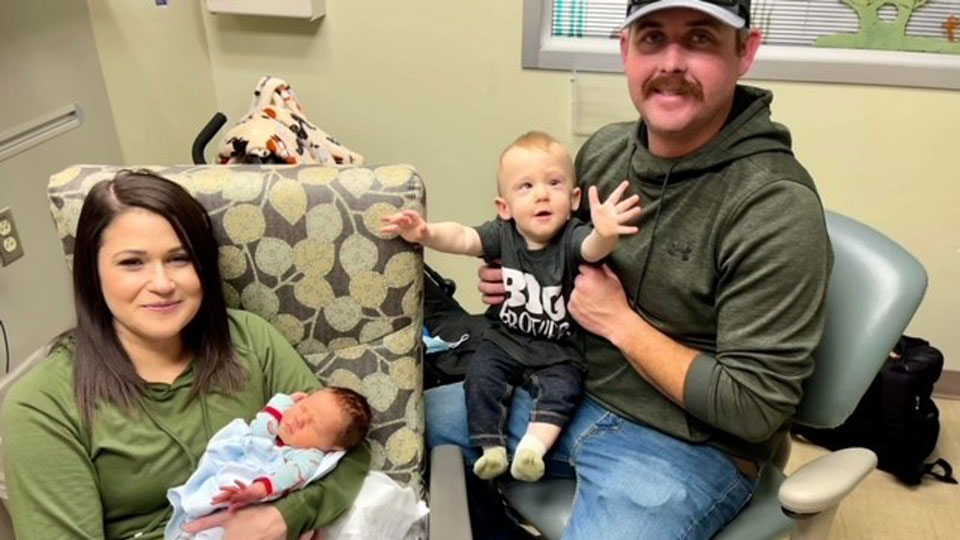 NICU baby goes home