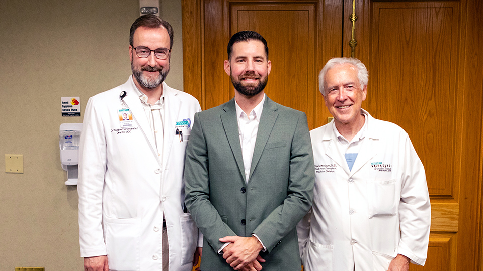Tyler Groom, heart transplant recipient visits INTEGRIS Health 15 years later