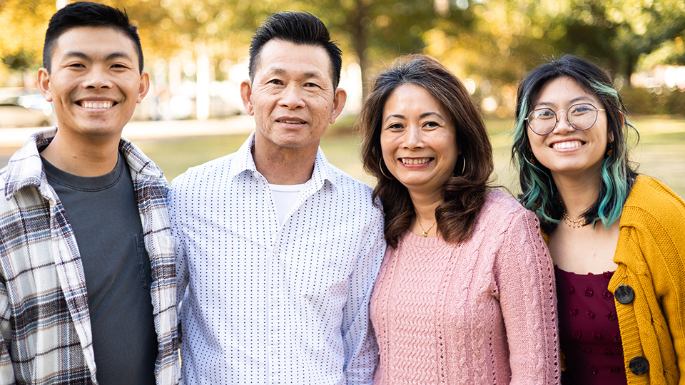 Long Vu Chung and Family