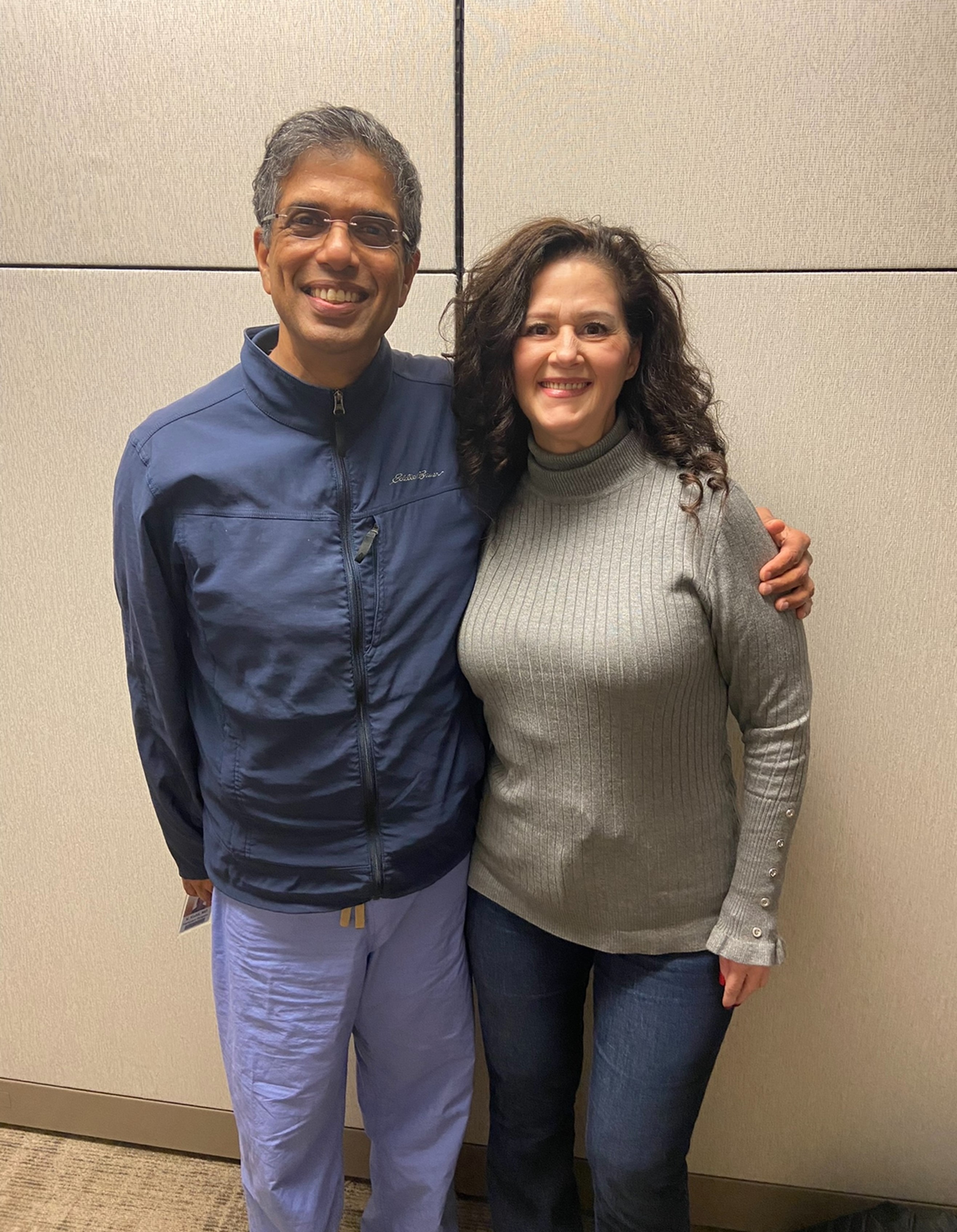 Lorrinda and Dr. Kohli