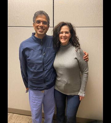 Lorrinda and Dr. Kohli