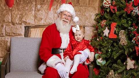 Santa Visits INTEGRIS Health Children’s