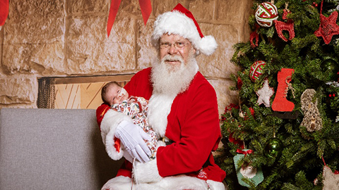 Santa Visits INTEGRIS Health Children’s
