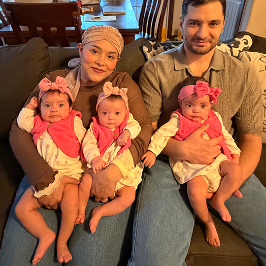 Emergency Triplet Delivery Leads to Life-Saving Care and Cancer Discovery