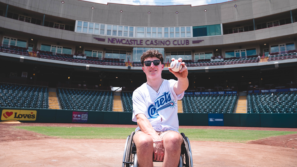 Paralyzed Motorcross Racer Celebrates Home Run For Life