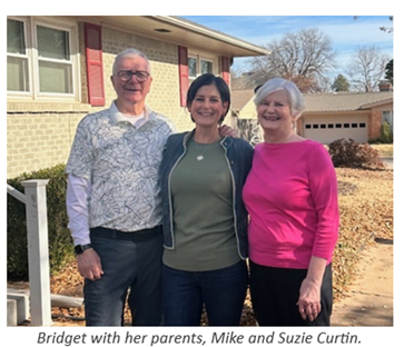 Bridget and her parents