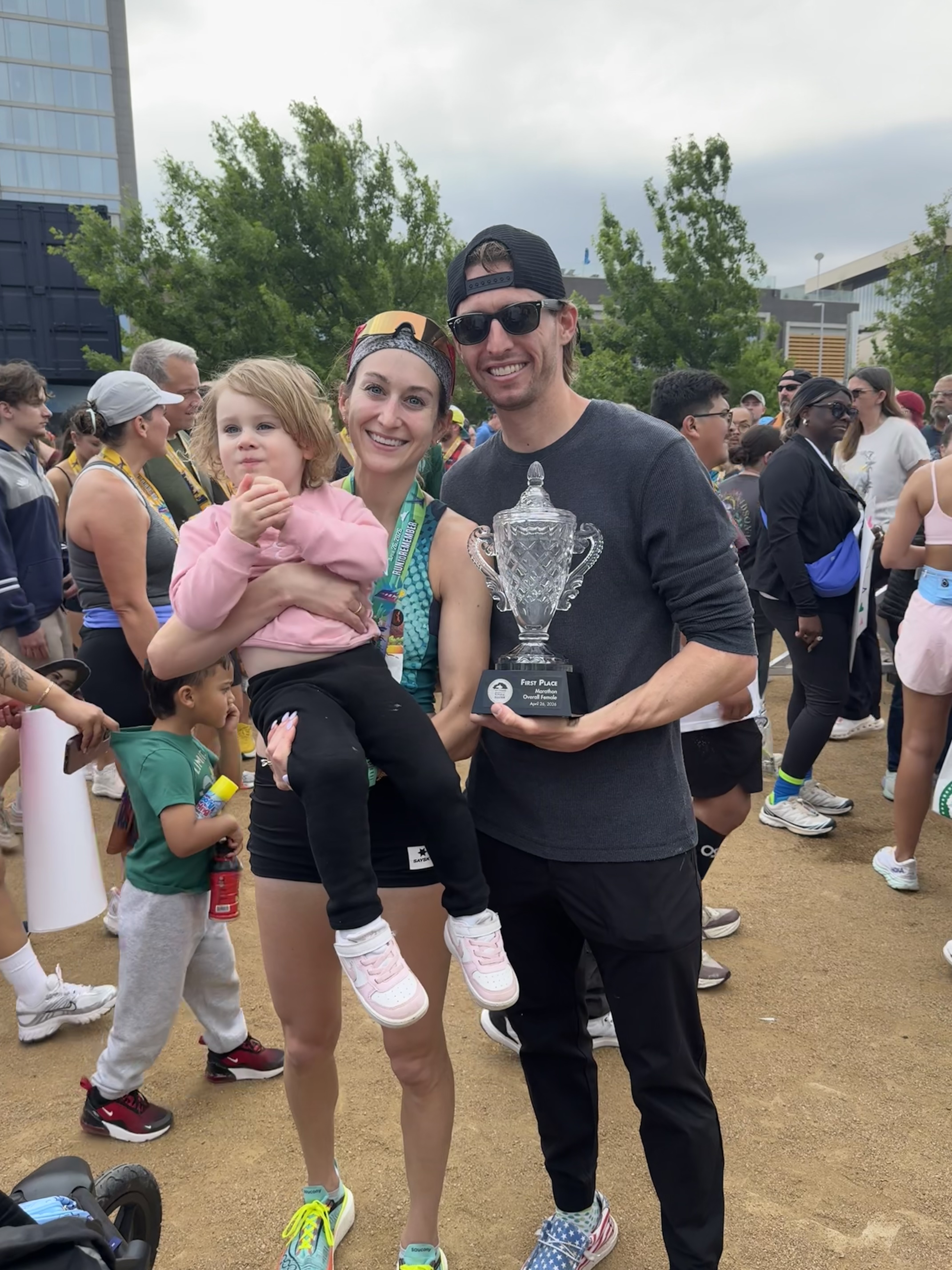 Maddie with Husband and Daughter