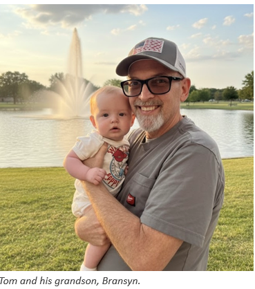 Tom and his grandson
