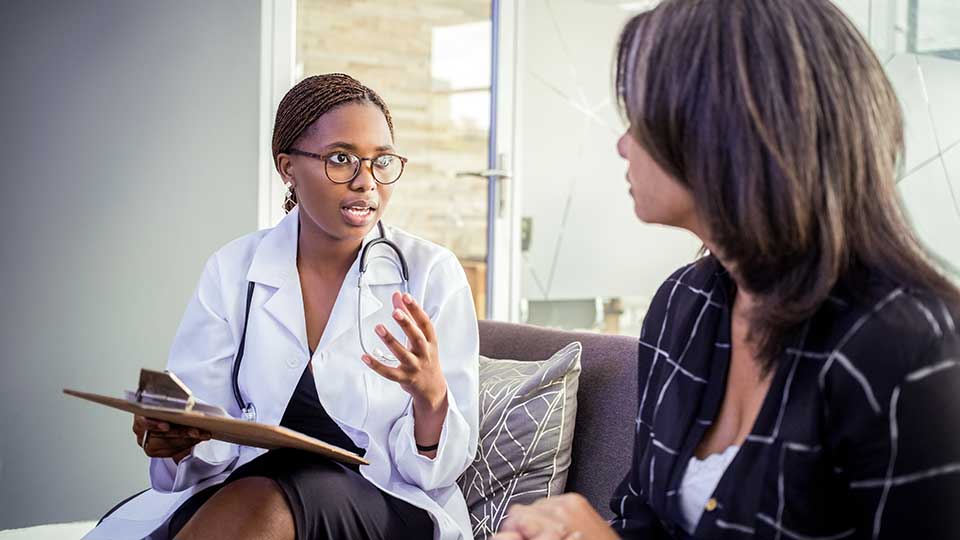 Doctor and patient meeting