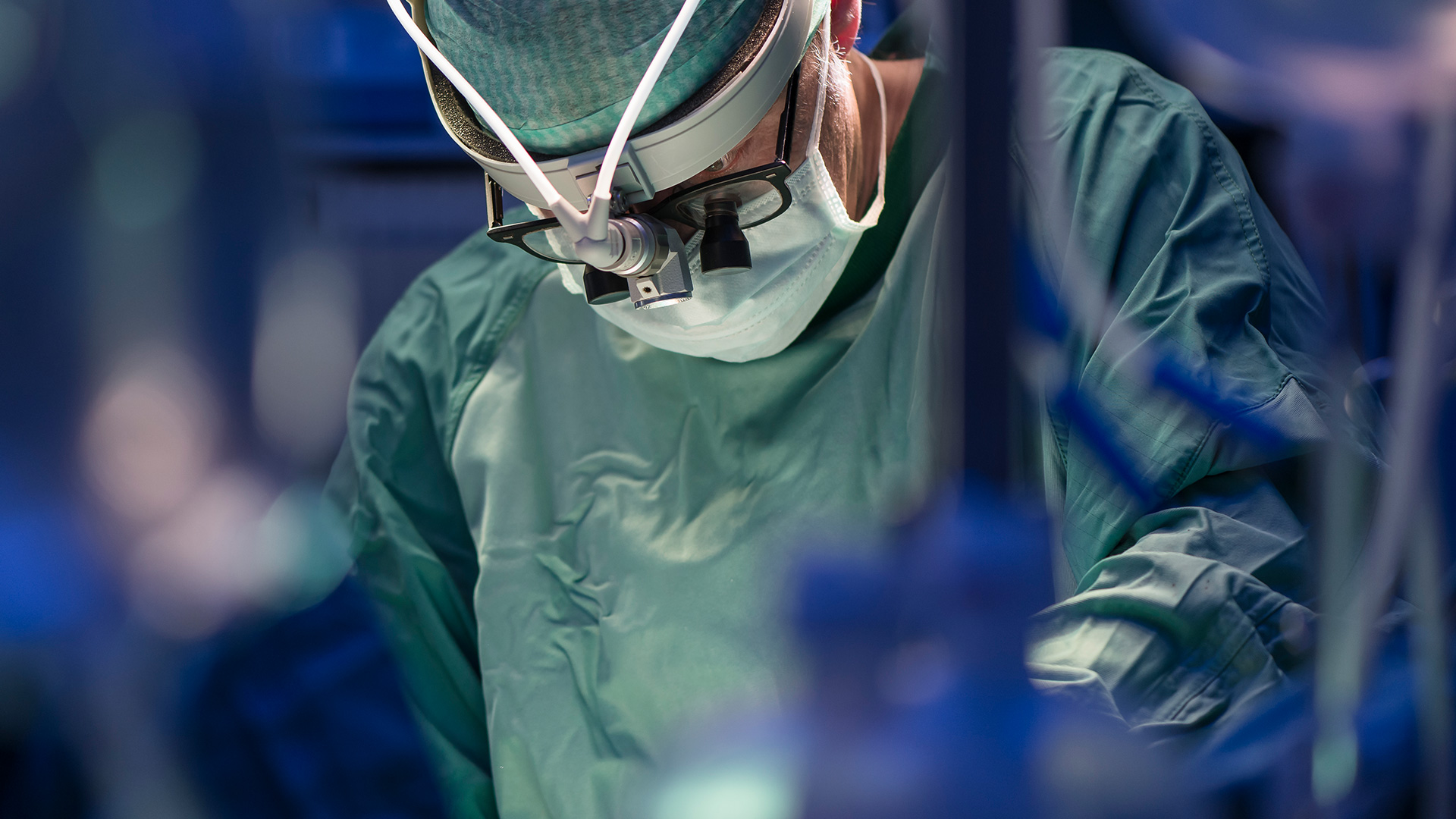 surgeon performing surgery