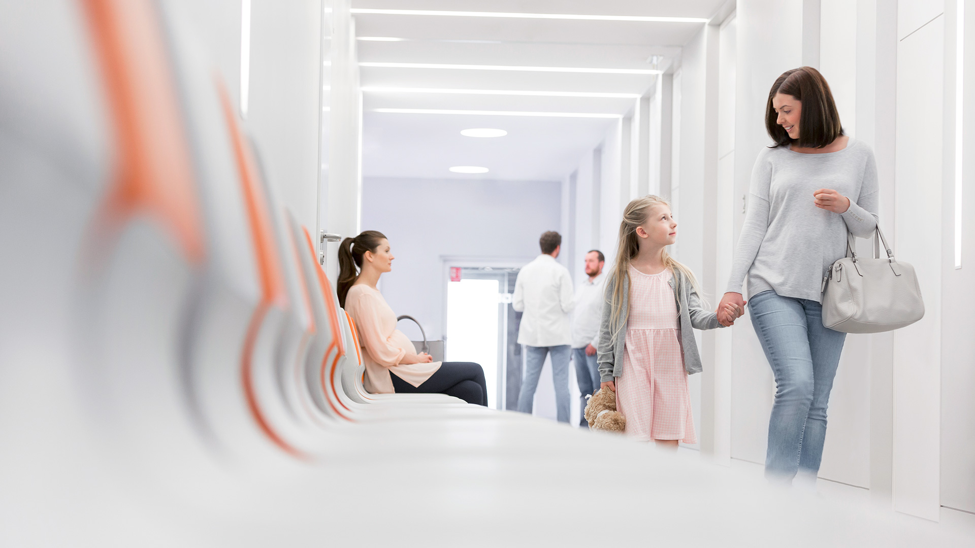 waiting room of clinic
