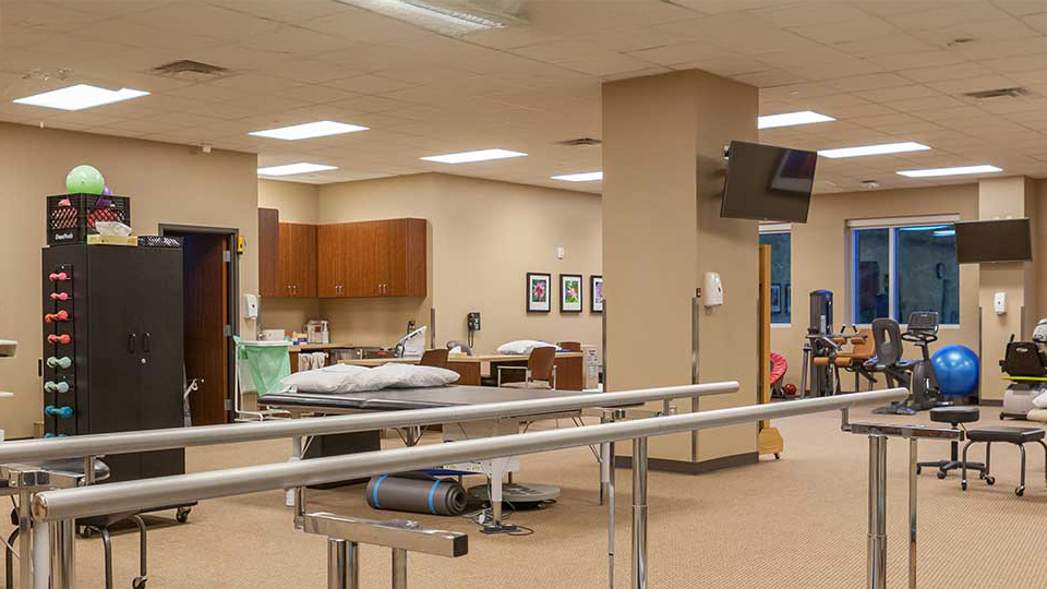 therapy room at jim thorpe rehab