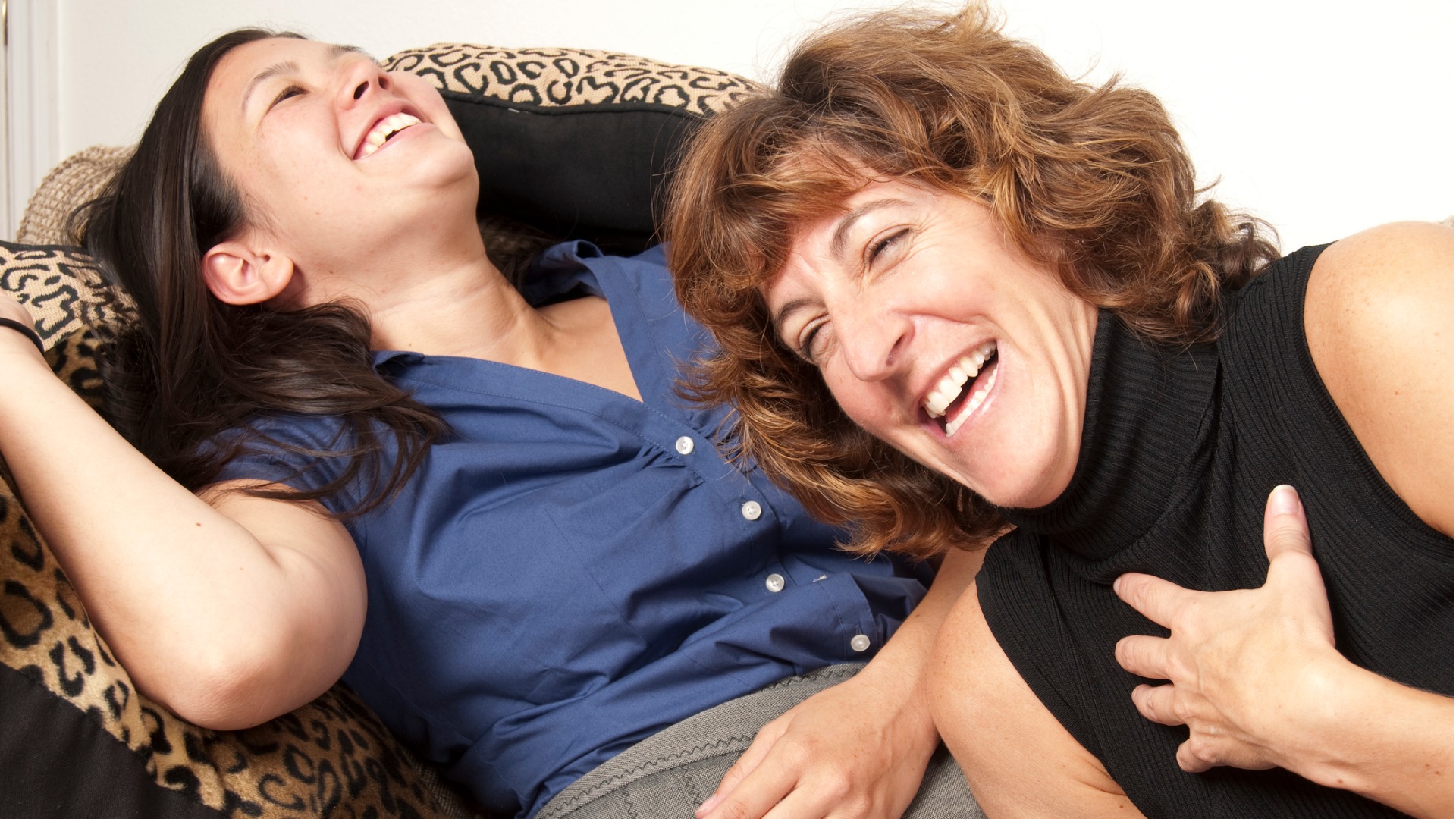 belly laughing