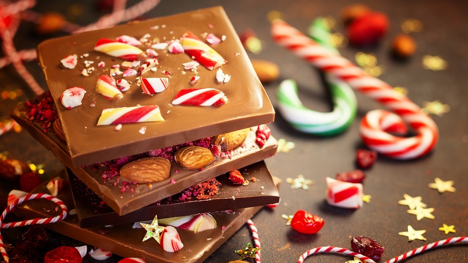 close up shot of holiday treats