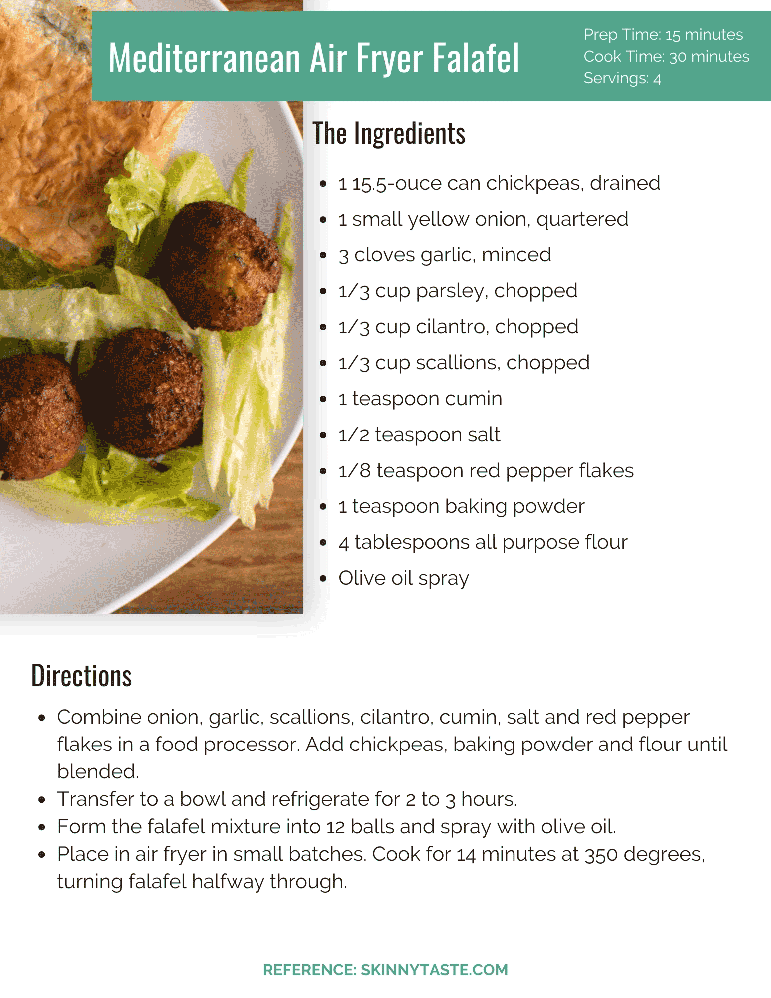 Air Fryer Falafel