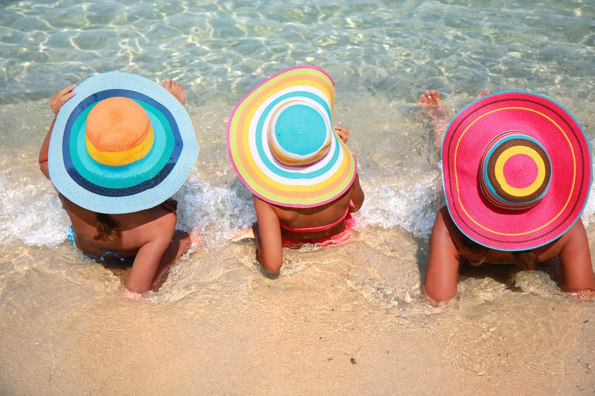 Women on beach