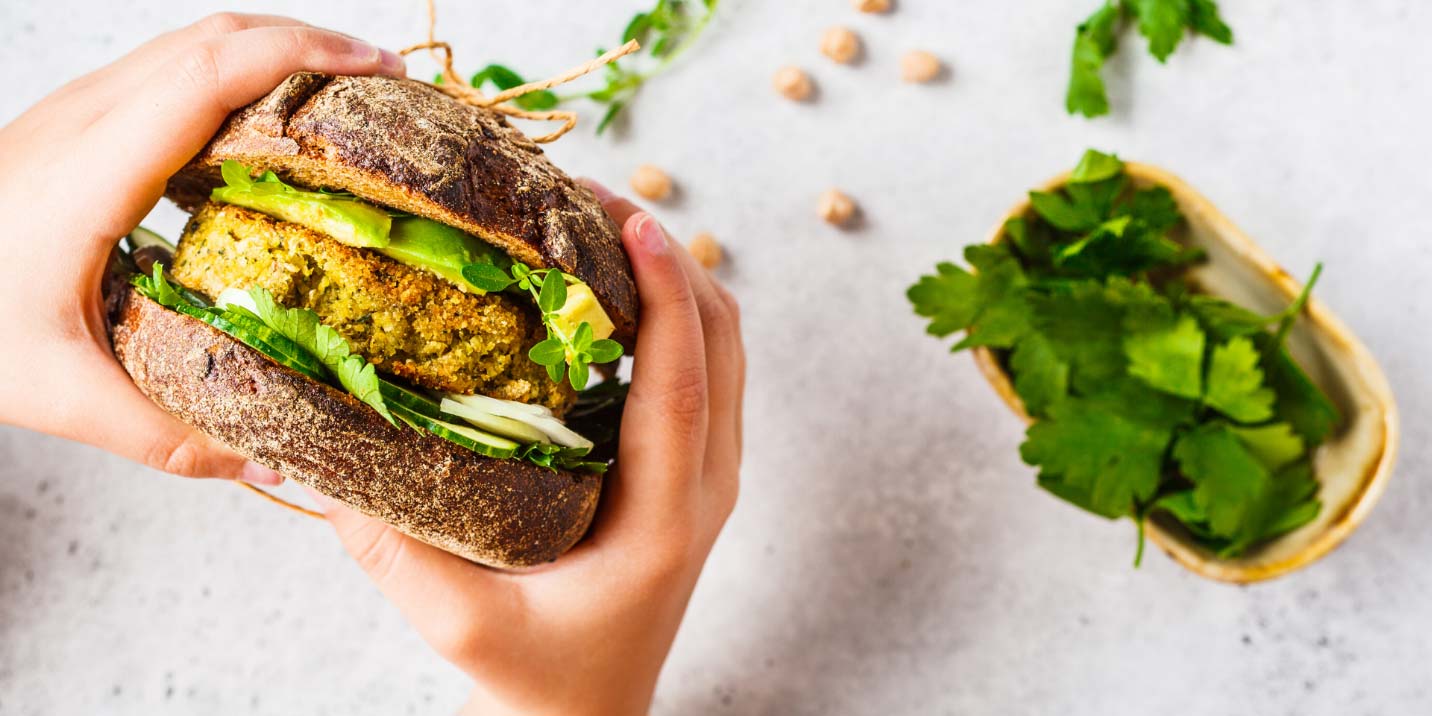 veggie burger
