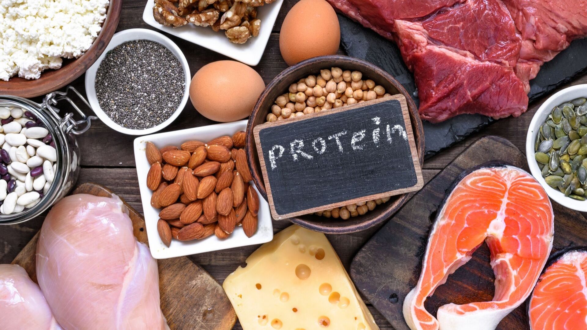 Table of protein choices