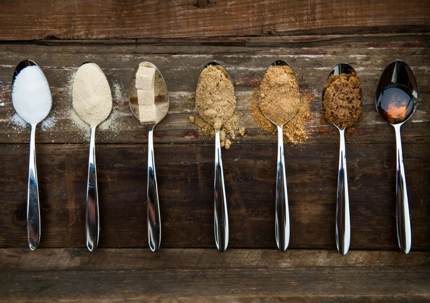 Spoons of Different Sugars