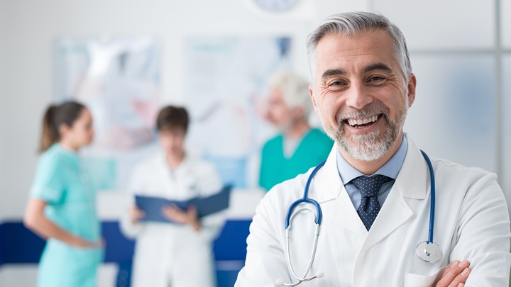 Doctor smiling