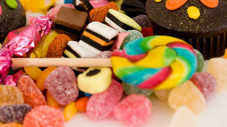 A pile of candy